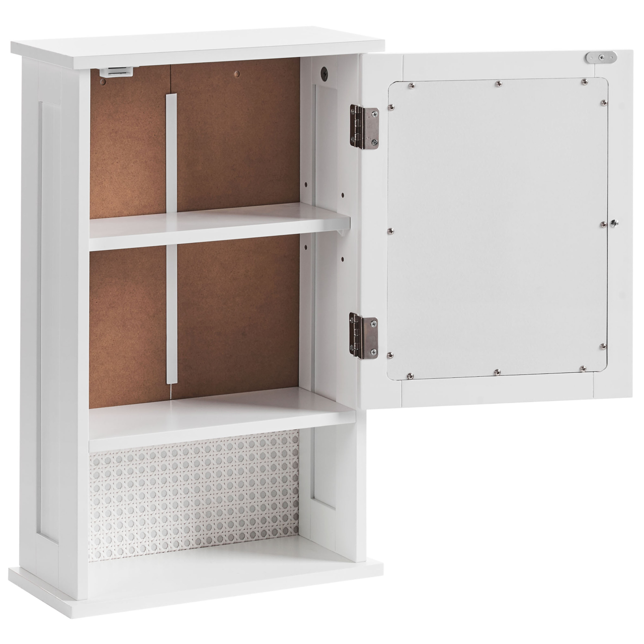 Suspended bathroom cabinet with mirror HUILA 34 cm 53 cm White [4]