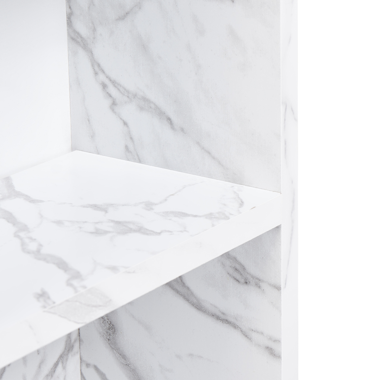 JOINVILLE wall-mounted bathroom cabinet with mirror 60 cm 54 cm Marble white [7]