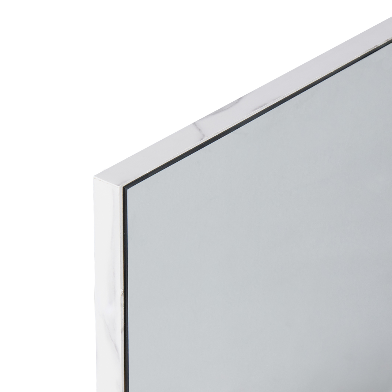 JOINVILLE wall-mounted bathroom cabinet with mirror 60 cm 54 cm Marble white [8]