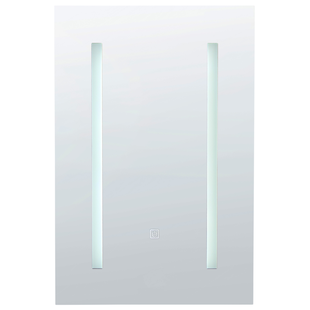 Dulap de baie suspendat cu oglindă LED CAMERON 40 cm 60 cm Negru [5]