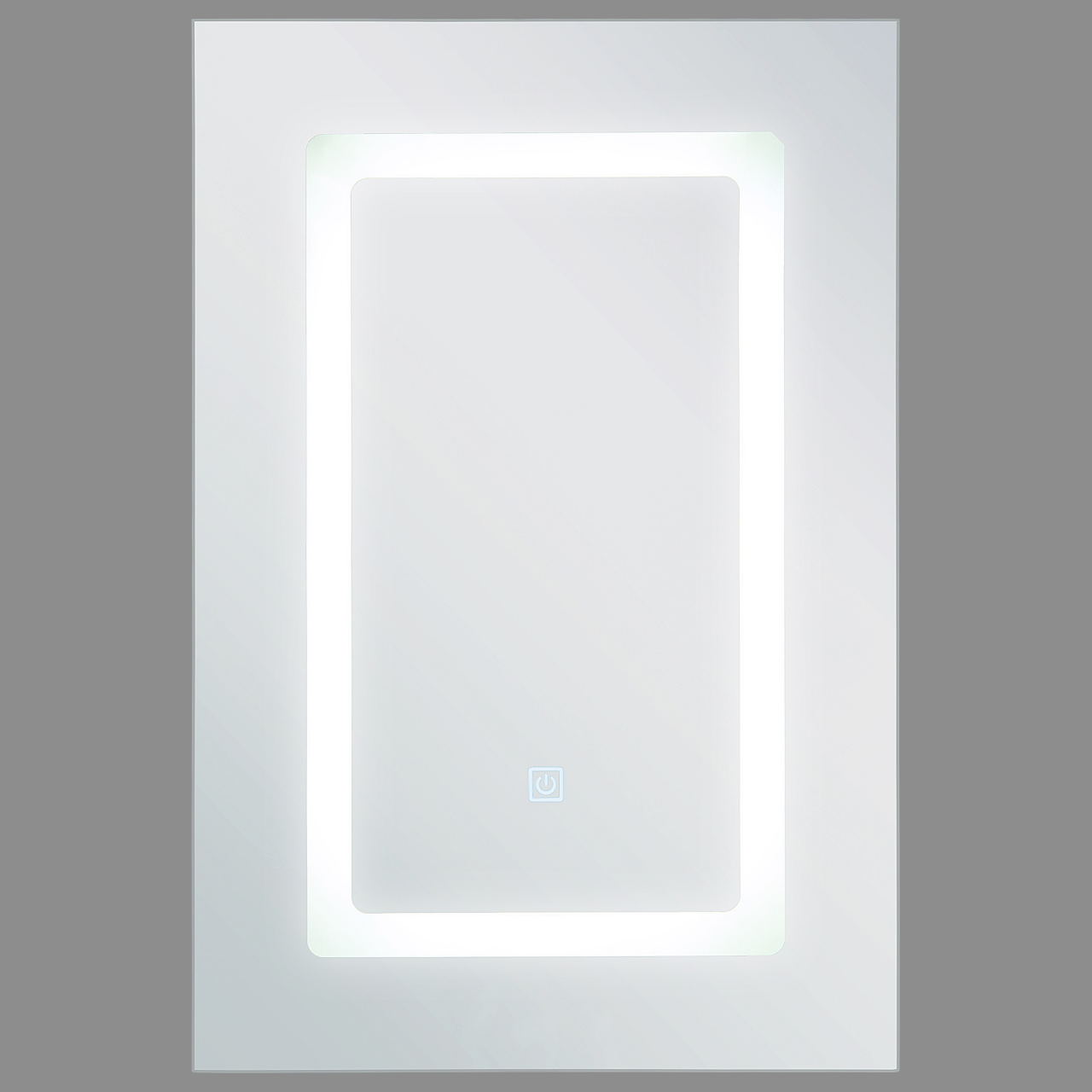 Suspended bathroom cabinet with LED mirror CONDOR 40 cm 60 cm White [4]