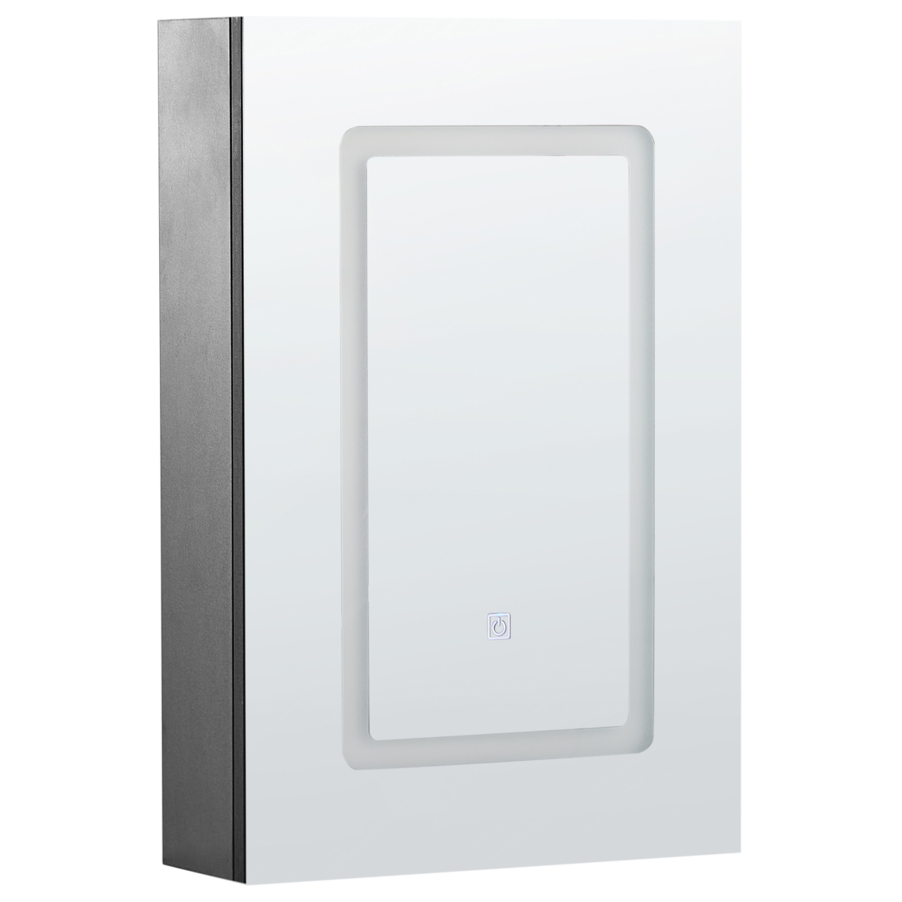 Dulap de baie suspendat cu oglindă LED CONDOR 40 cm 60 cm Negru [2]