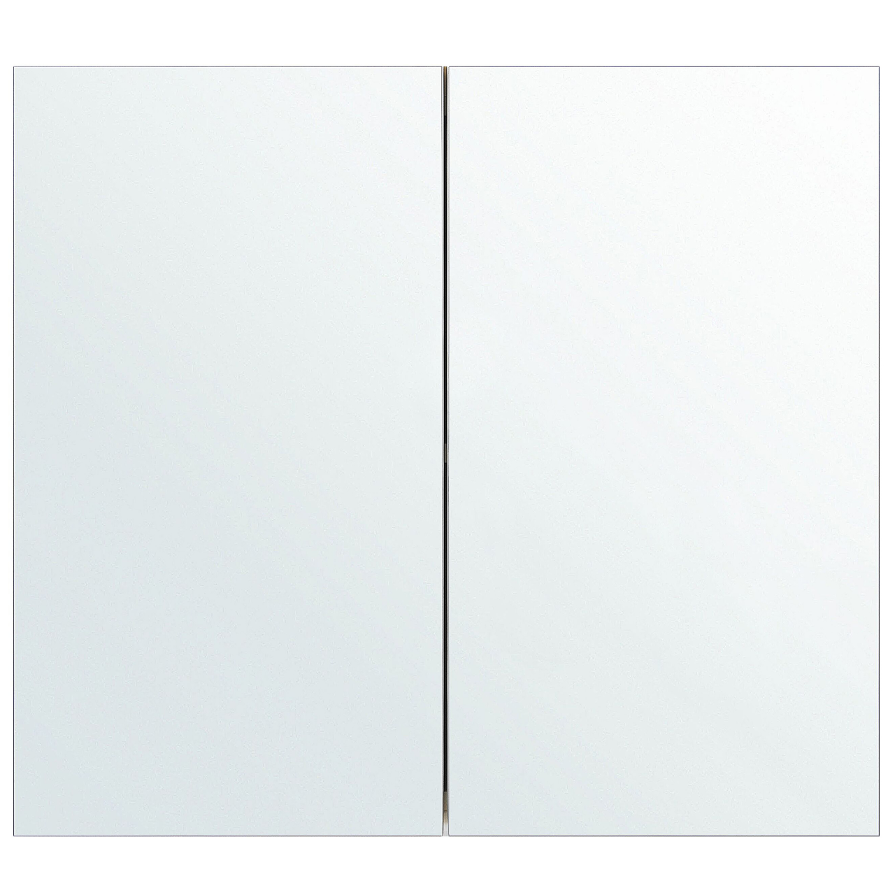 Bathroom Cabinet with Mirror NAVARRA 80 cm 70 cm White [5]