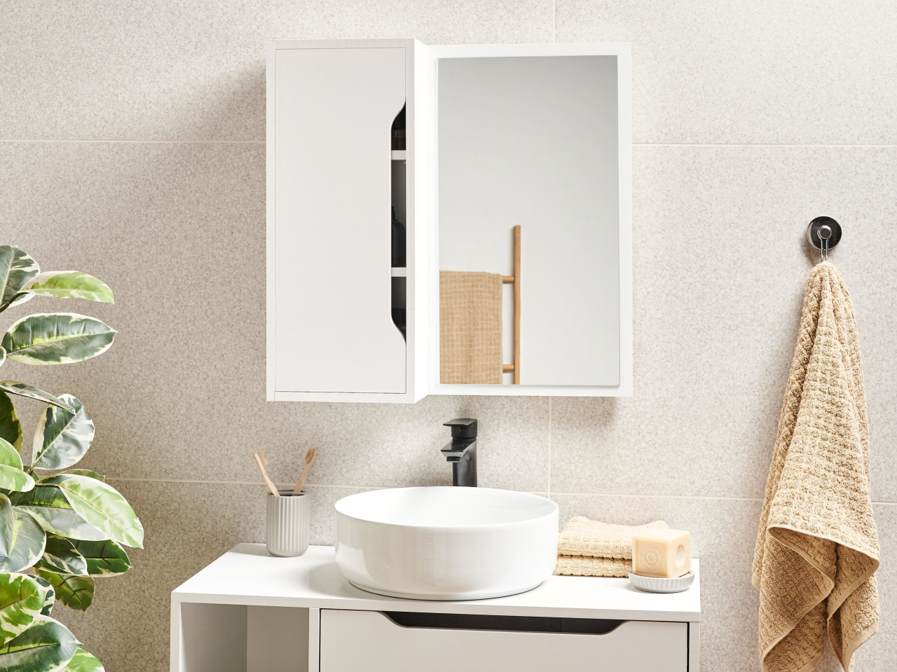 Wall cabinet PALMAS 60 cm 60 cm White [1]