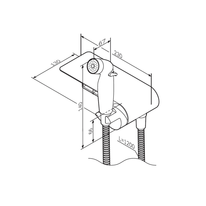 Func Hygienic set, chrome [9]