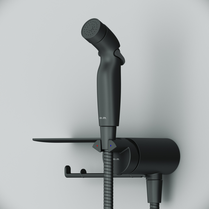 Func Hygienic set, matt black [3]