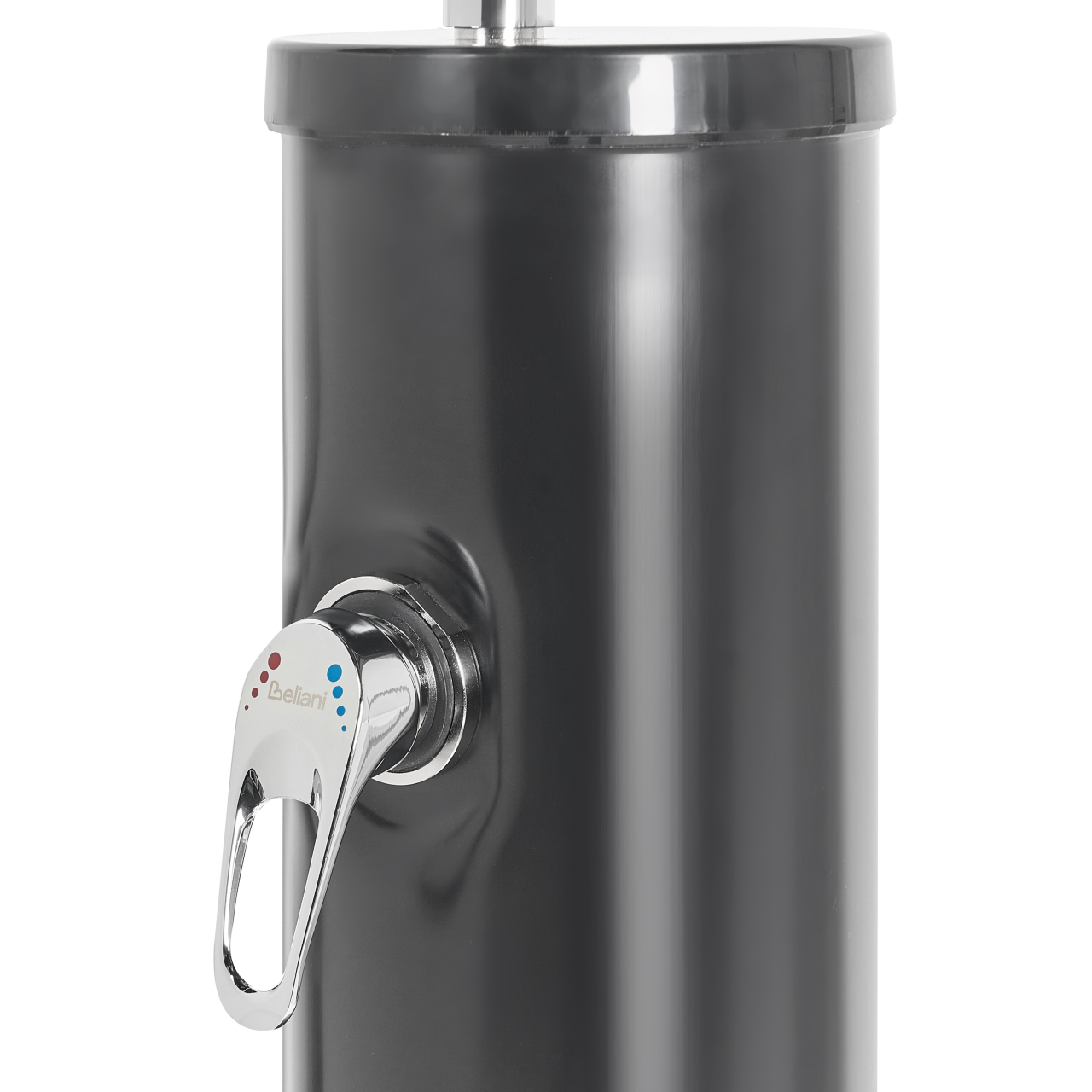 Portable solar garden shower JUANILLO Black [7]