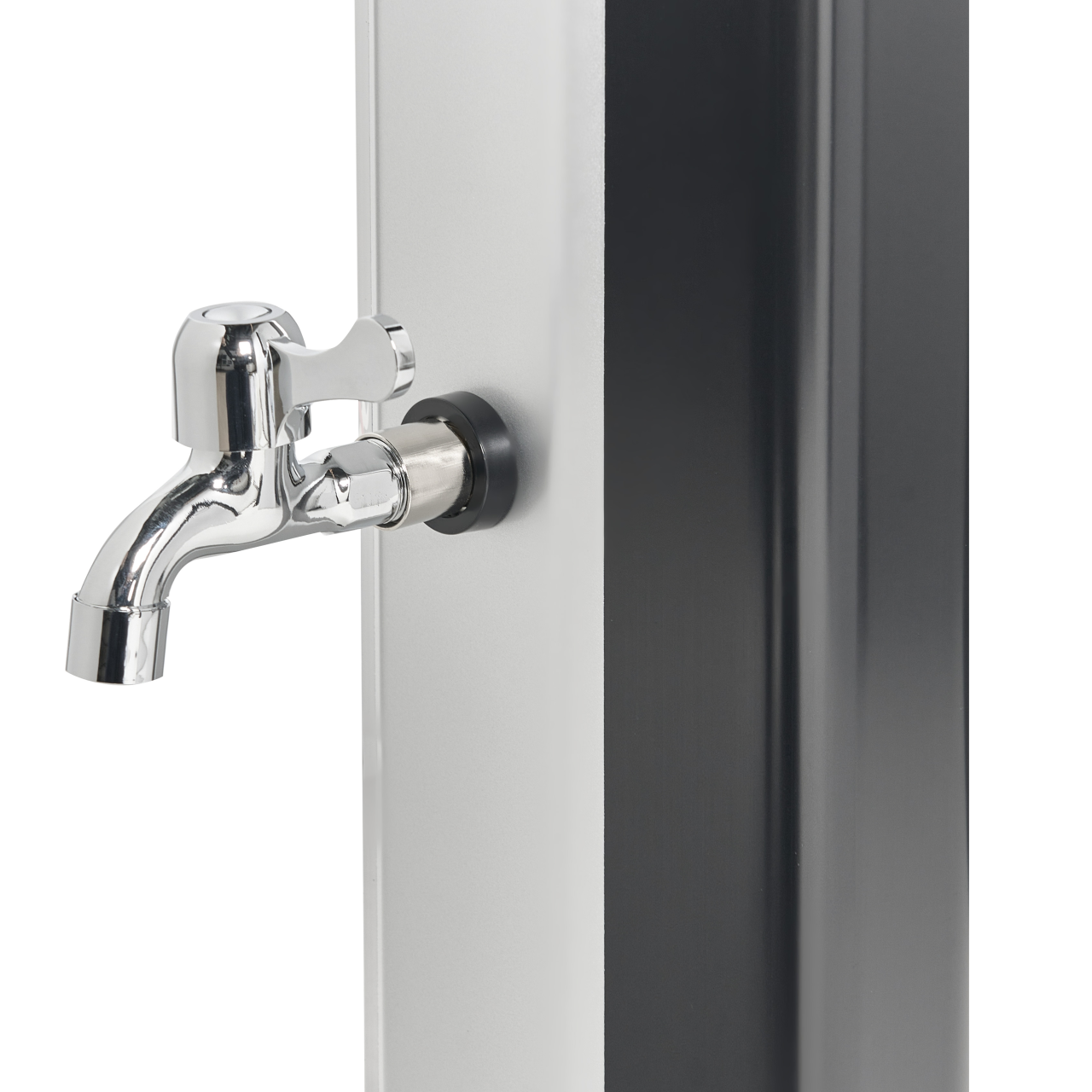 TOPOCALMA portable solar garden shower Silver [8]