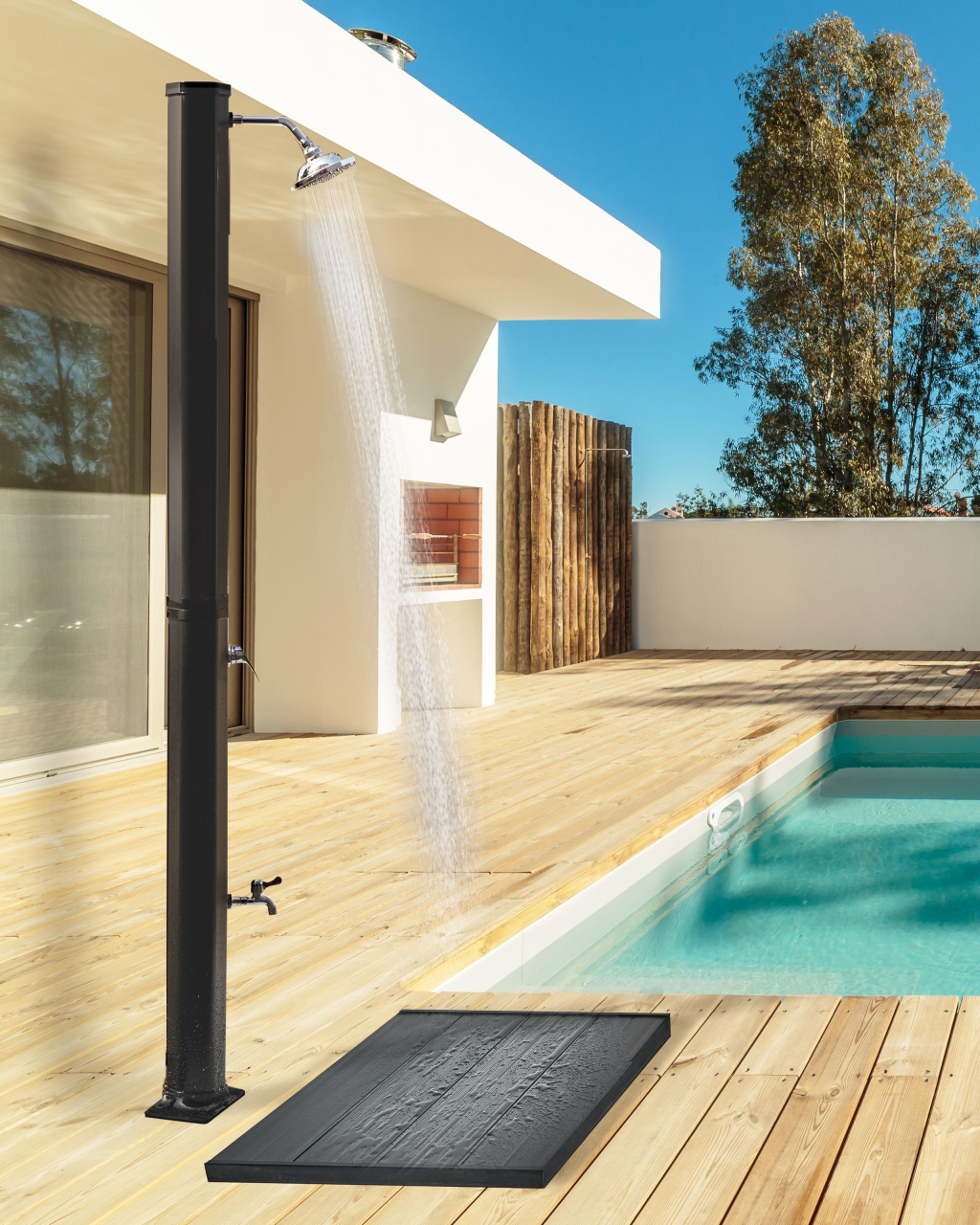 Duș solar portabil de grădină TOPOCALMA Negru [1]