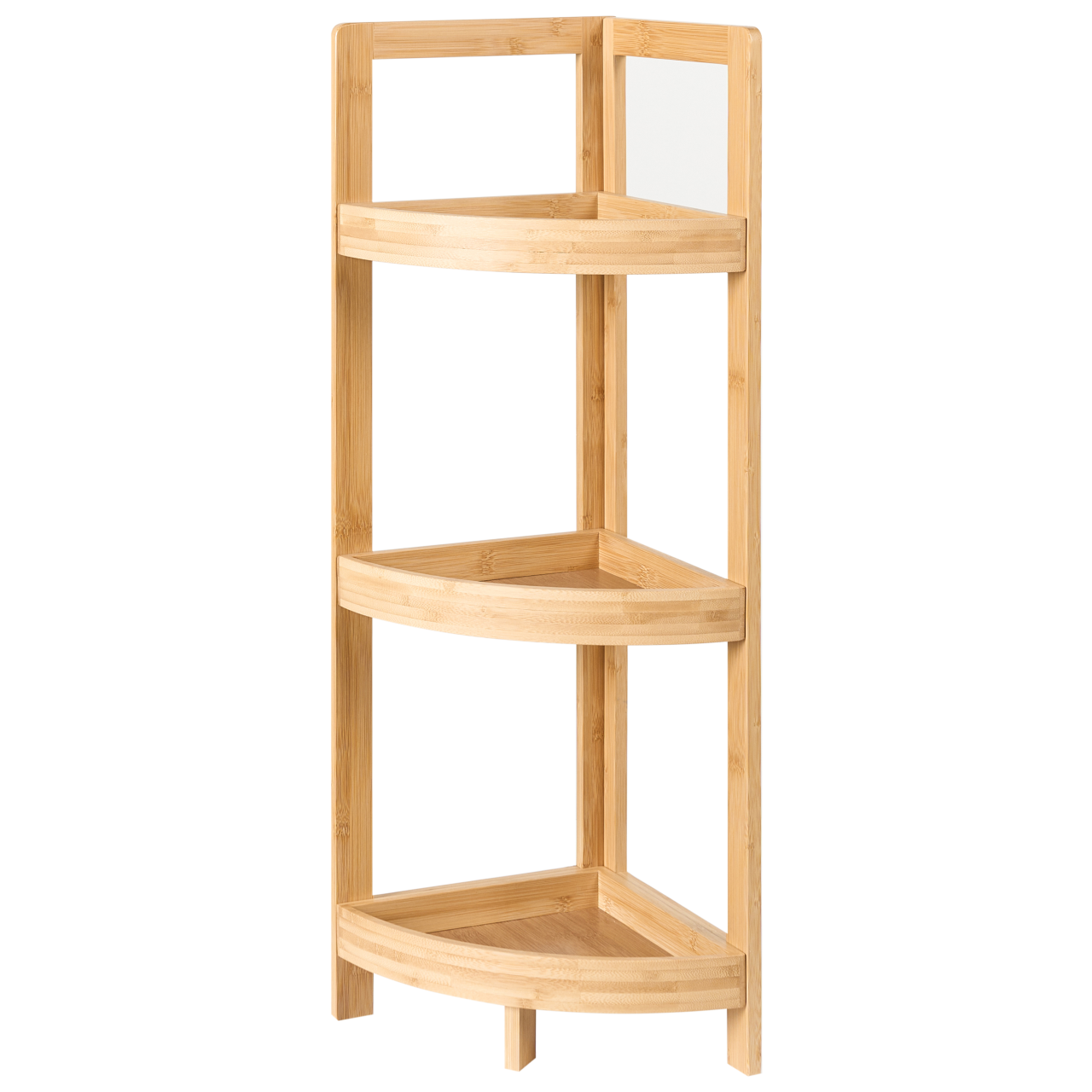 Corner shelf ILLAMPU Bamboo wood Light brown [4]