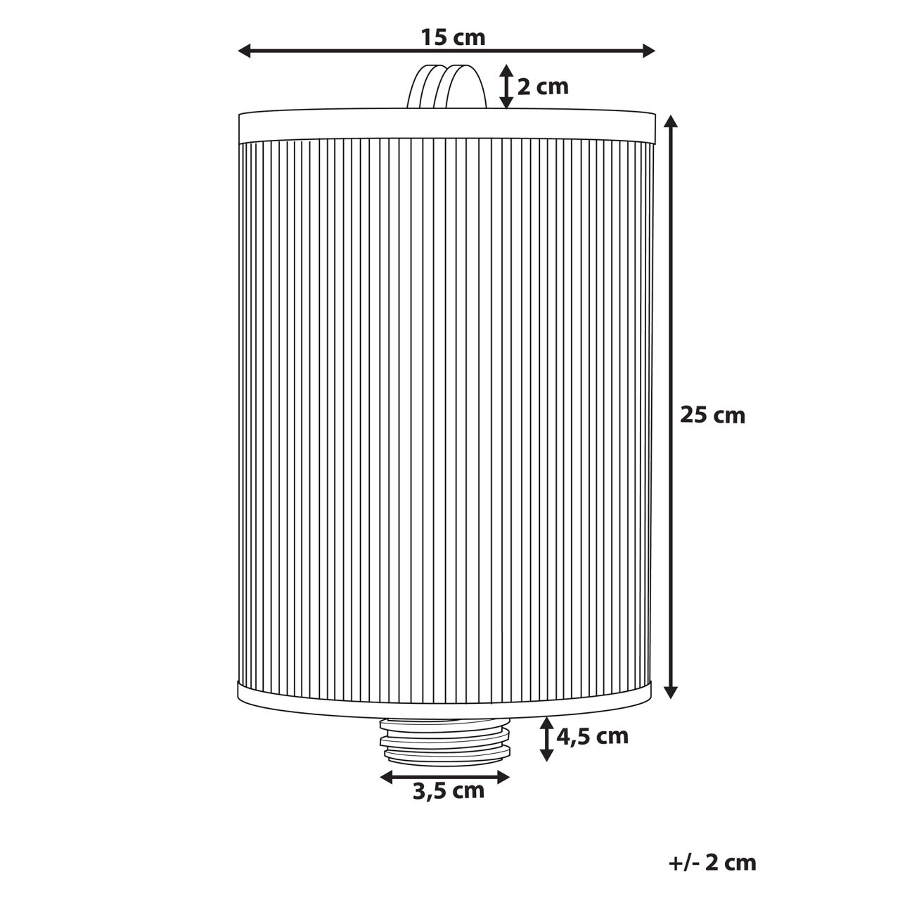 Filtru CALIMA VILLARRICA Alb [3]