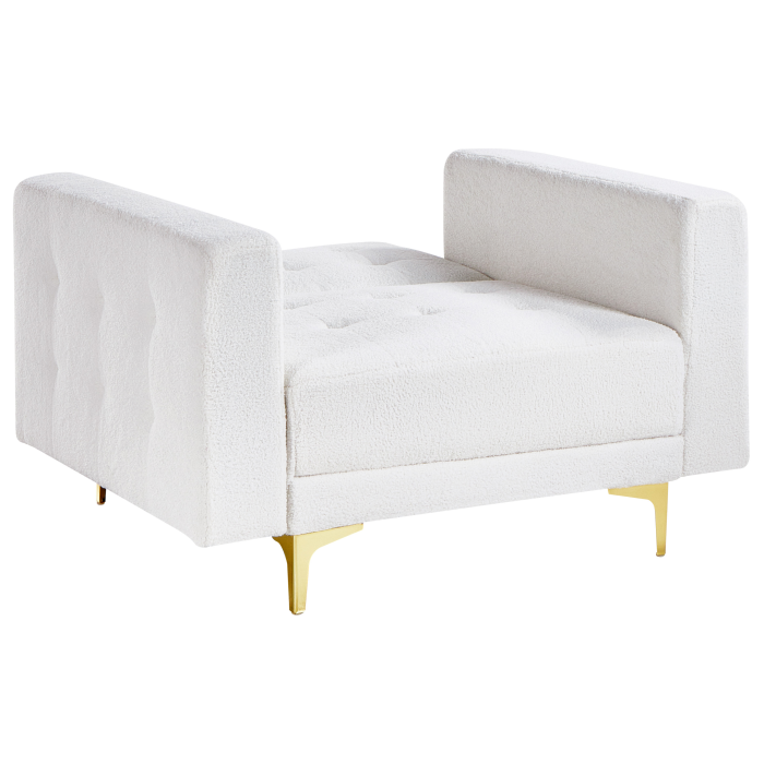 ABERDEEN Armchair Boucle Off-White [5]