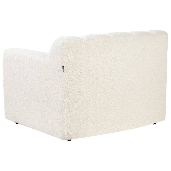 Fotoliu AGERUP Boucle Alb-murdar [6]