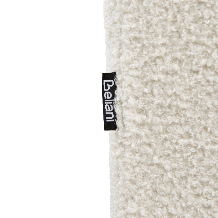 Fotoliu AGERUP Boucle Alb-murdar [9]