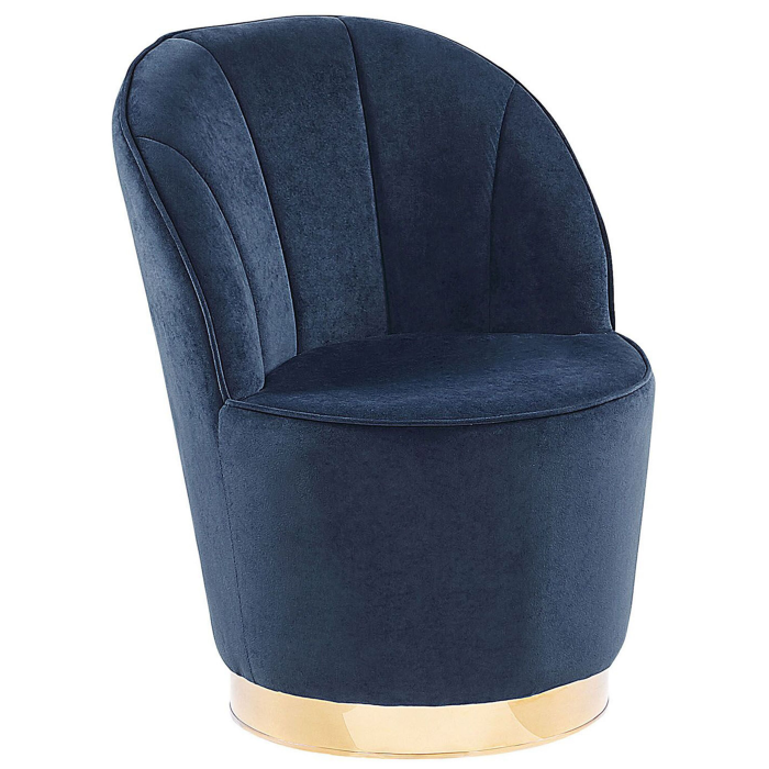 ALBY Armchair Velvet Dark Blue [2]