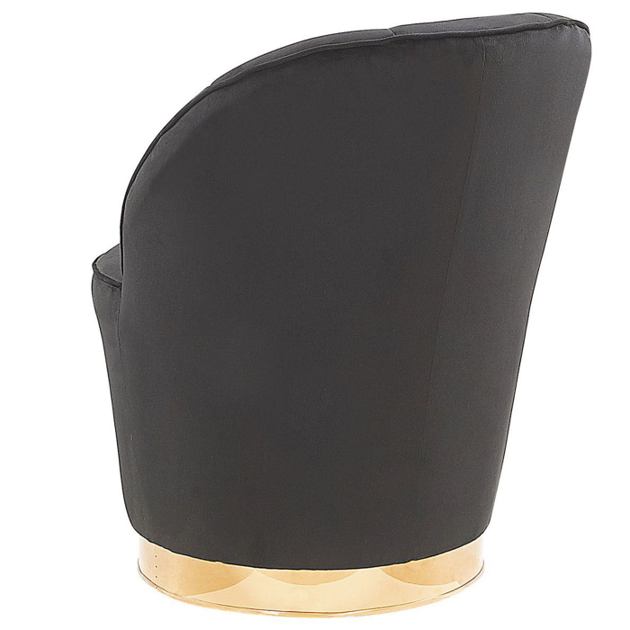 Fotoliu ALBY Catifea Negru [5]