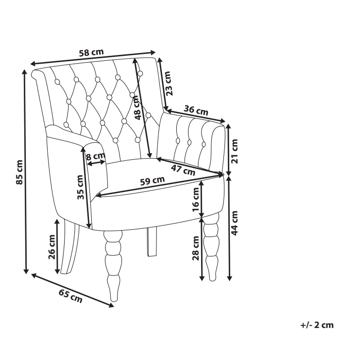ALESUND Dark Grey armchair [3]
