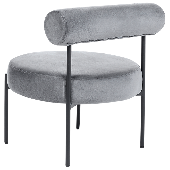 ALPHA Armchair Grey Velvet [6]