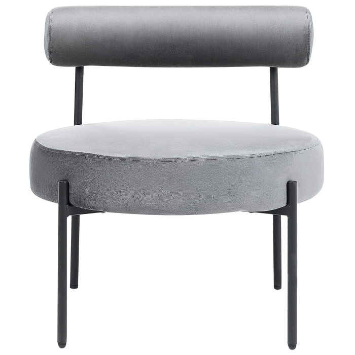 ALPHA Armchair Grey Velvet [4]