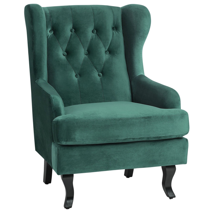 ALTA Armchair Velvet Dark Green [2]