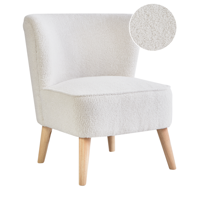ALVEN Boucle armchair Off-white [2]