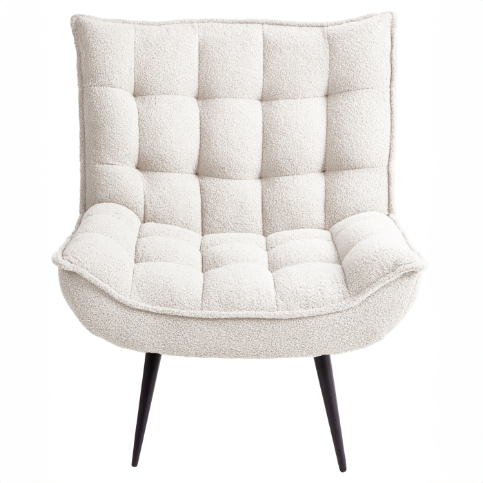 ALVESTA Boucle armchair White [5]