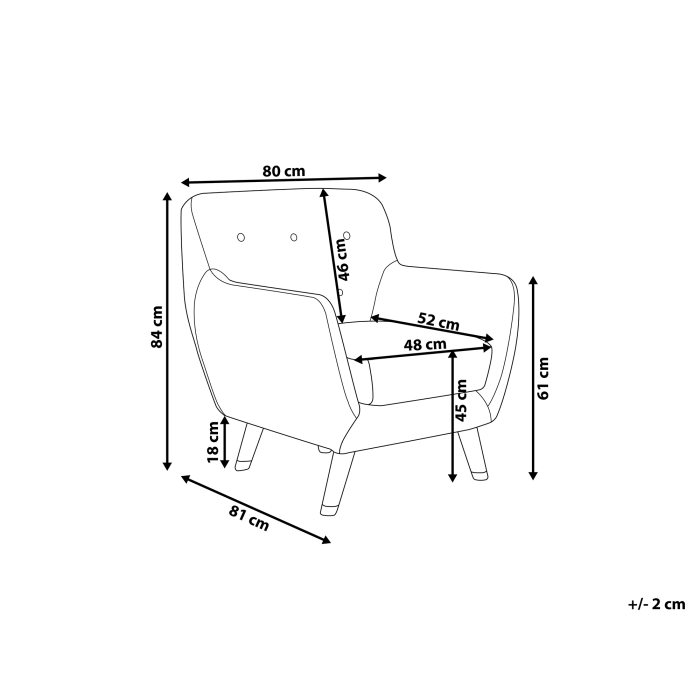 Fotoliu BODO Catifea Gri [3]