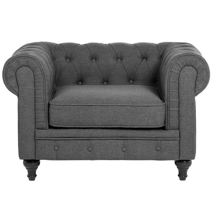 Chesterfield armchair Grey [4]