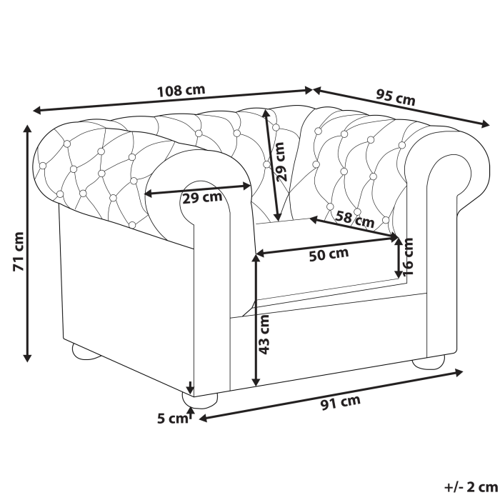 CHESTERFIELD Armchair Light Green [3]