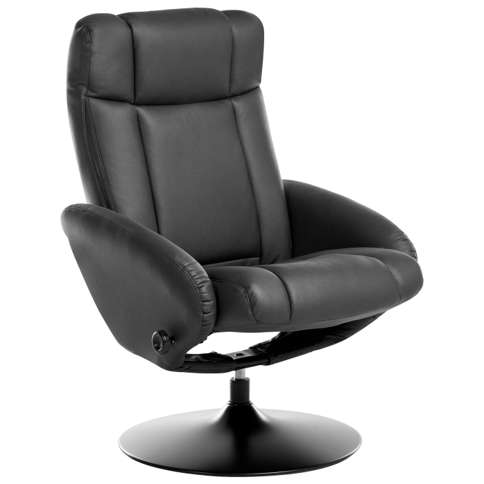 Recliner armchair APATE Eco-leather Black [4]