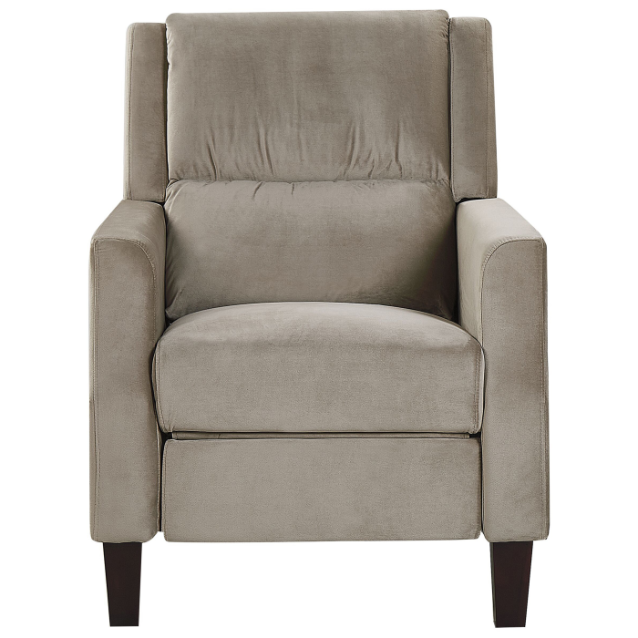 Recliner Armchair EGERSUND Velvet Taupe [4]
