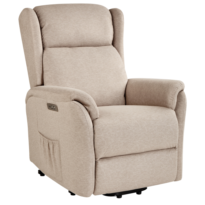 Fotoliu cu recliner electric ELEGY Suport pentru picioare retractabil  Taupe [2]