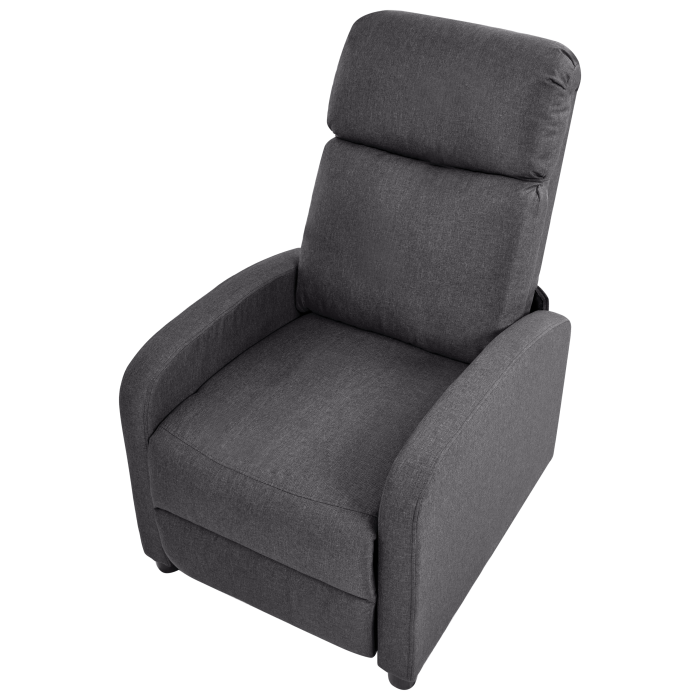 Fotoliu cu recliner EMINENCE In sintetic Gri închis [8]