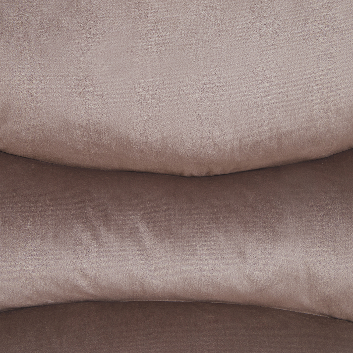 ESLOV recliner armchair Retractable footrest Velvet Taupe Beige [10]