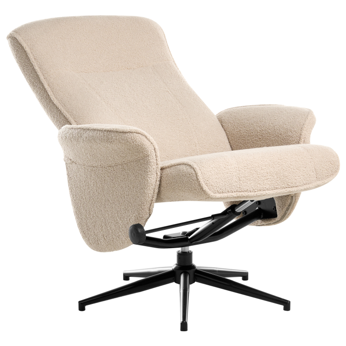 Recliner armchair JAPET Boucle Beige [6]