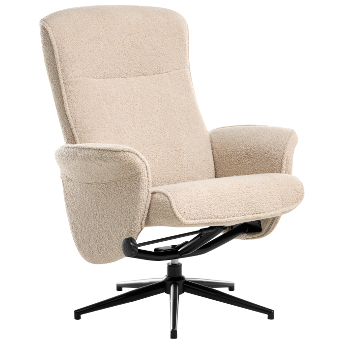 Recliner armchair JAPET Boucle Beige [5]