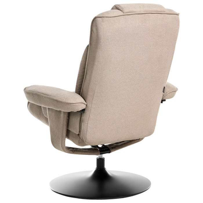 Set of 2 NYKS recliner armchair Taupe [7]