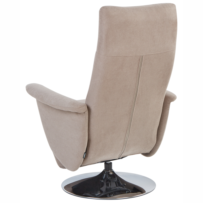 Recliner armchair PRIME Retractable footrest Taupe [5]