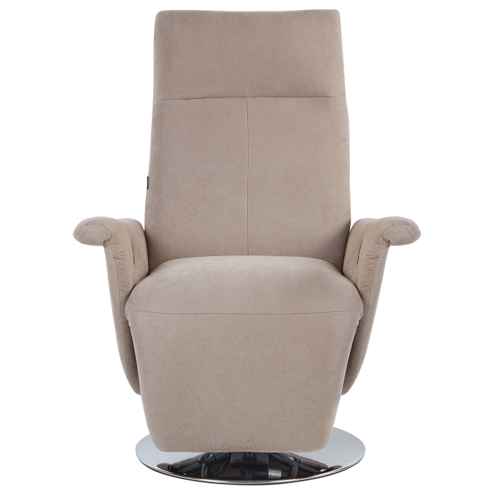 Recliner armchair PRIME Retractable footrest Taupe [4]