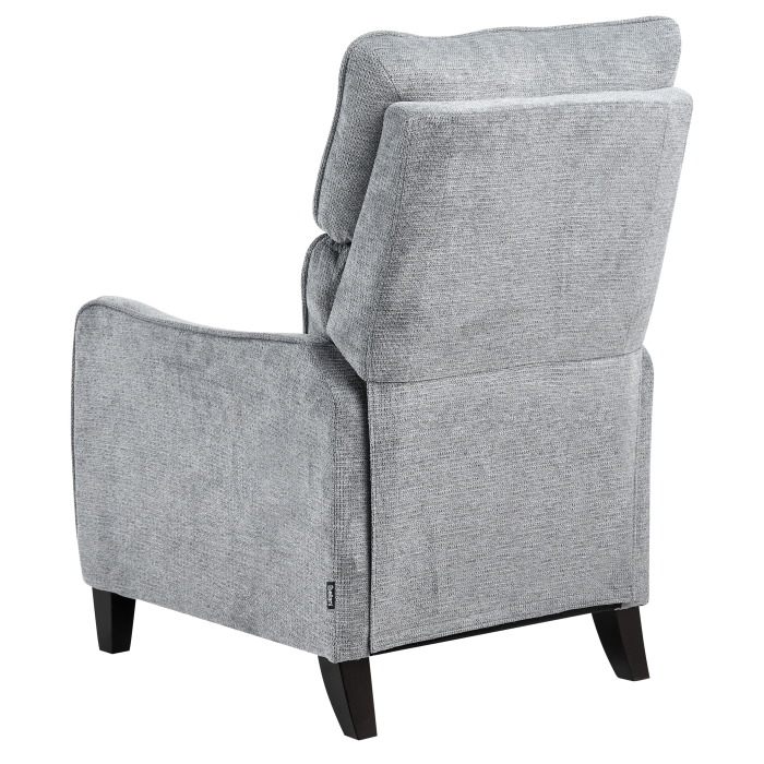 ROYSTON recliner armchair Retractable footrest Grey [6]