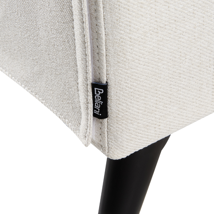 Fotoliu cu recliner SELVIK Suport pentru picioare retractabil  Alb-murdar [9]