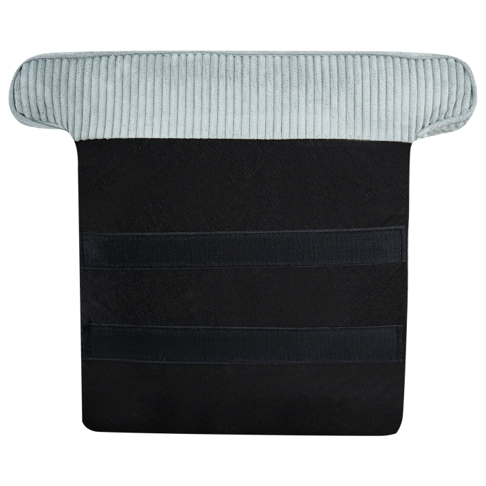 Fotoliu cu spătar înalt ABSON Velur Albastru deschis [10]