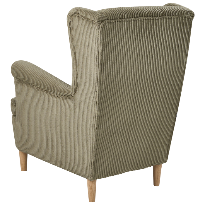 ABSON High Back Armchair Velvet Green [6]