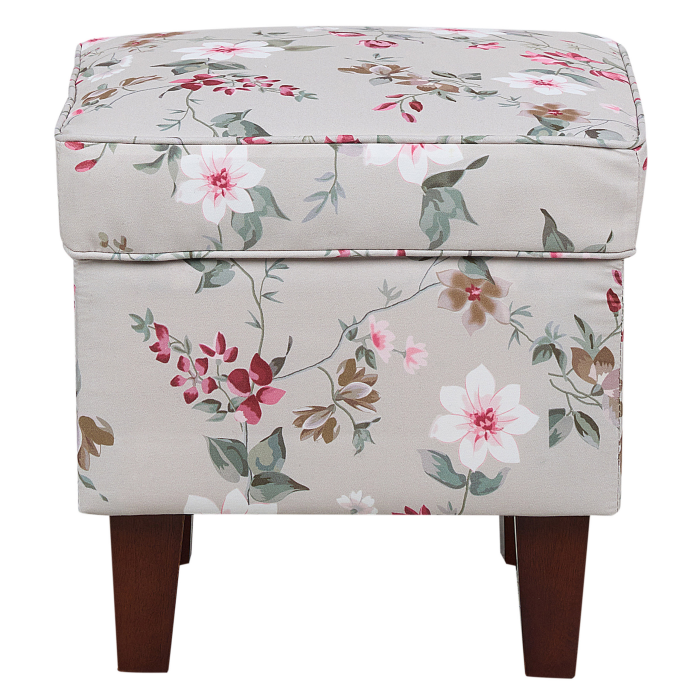 HAMAR high-back armchair with light grey stool [8]