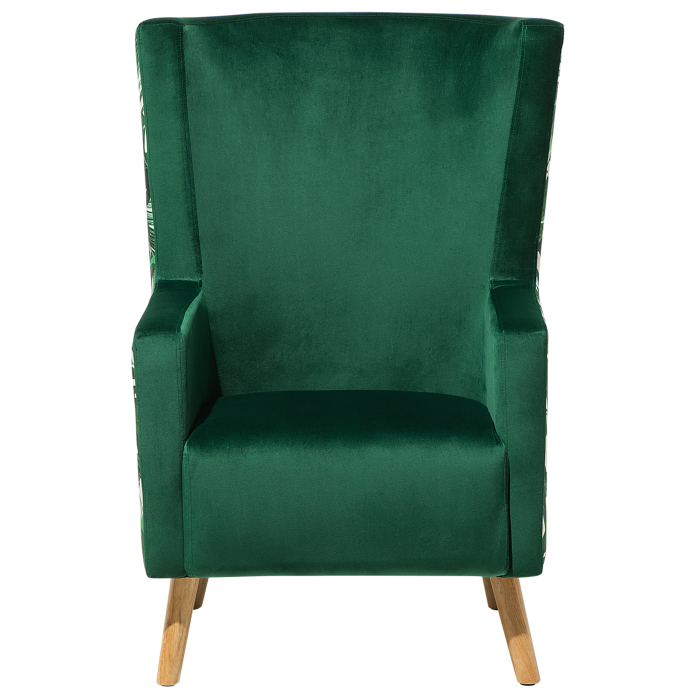 ONEIDA High Back Armchair Velvet Dark Green [4]