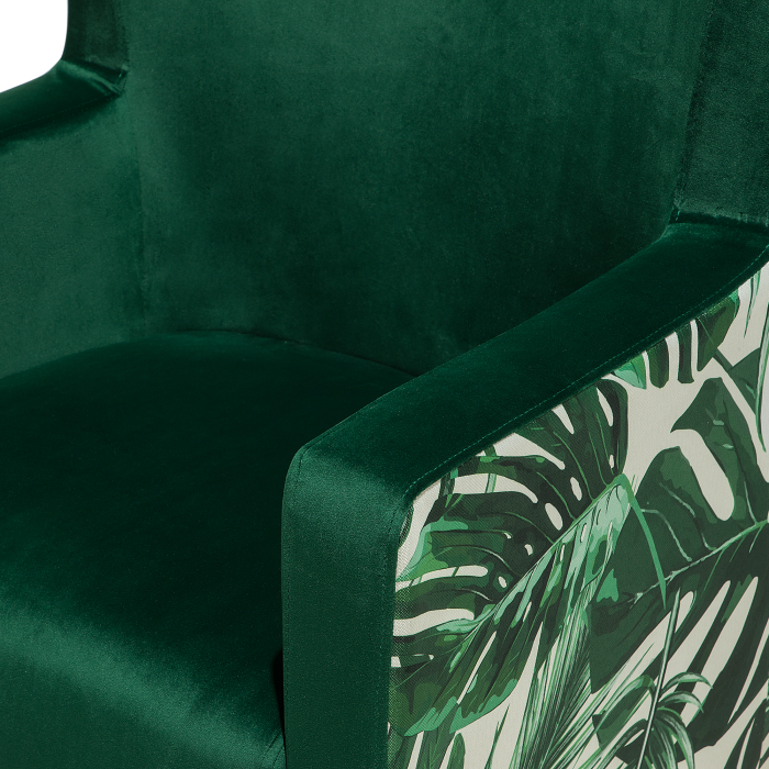 ONEIDA High Back Armchair Velvet Dark Green [9]
