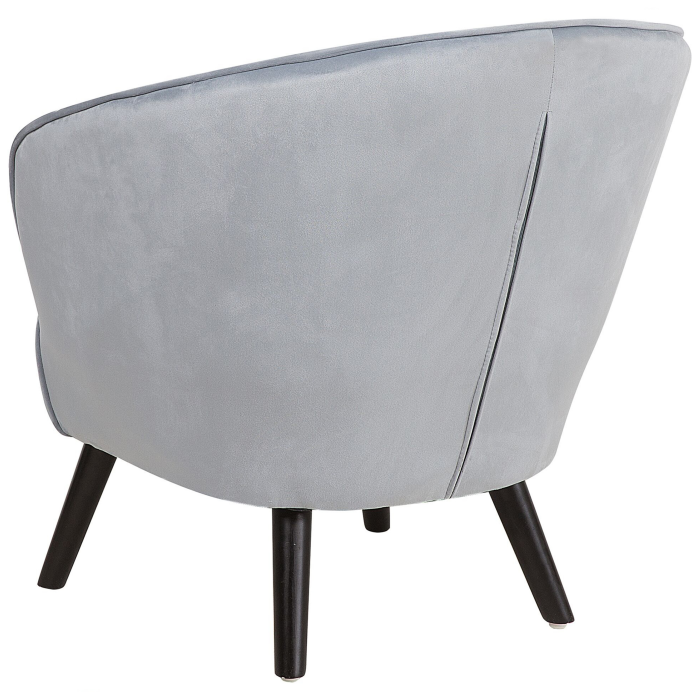 Armchair DALA Velvet Light Grey [6]