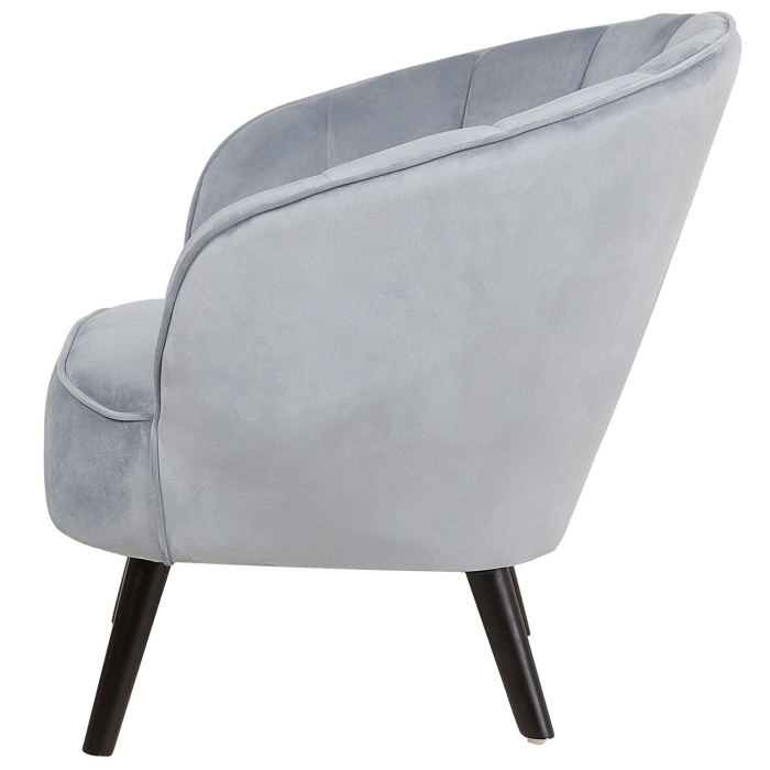Armchair DALA Velvet Light Grey [5]