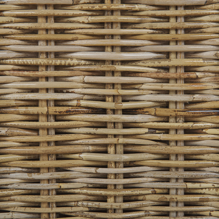 Fotoliu de grădină ARDEA Ratan Maro deschis [10]