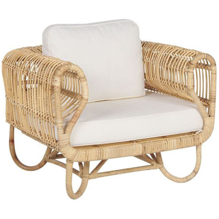 DOLCEDO garden armchair Natural rattan [2]